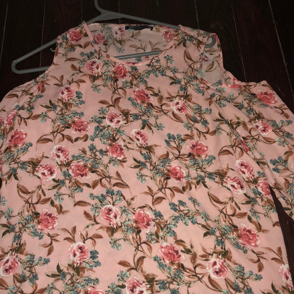 Long sleeve flower shirt